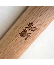 Engraving for wooden weapons