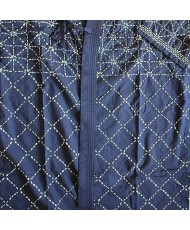 jacket kendo blue musashi embroider