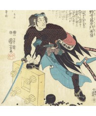 KUNIYOSHI 47 RONIN-ONODERA Hidetome