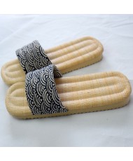 KARUBE Raffia sandal SEIGAIHA