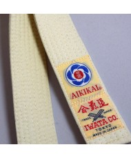 Aikido Belt - Iwata white & off-white