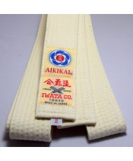 Aikido Belt - Iwata white & off-white